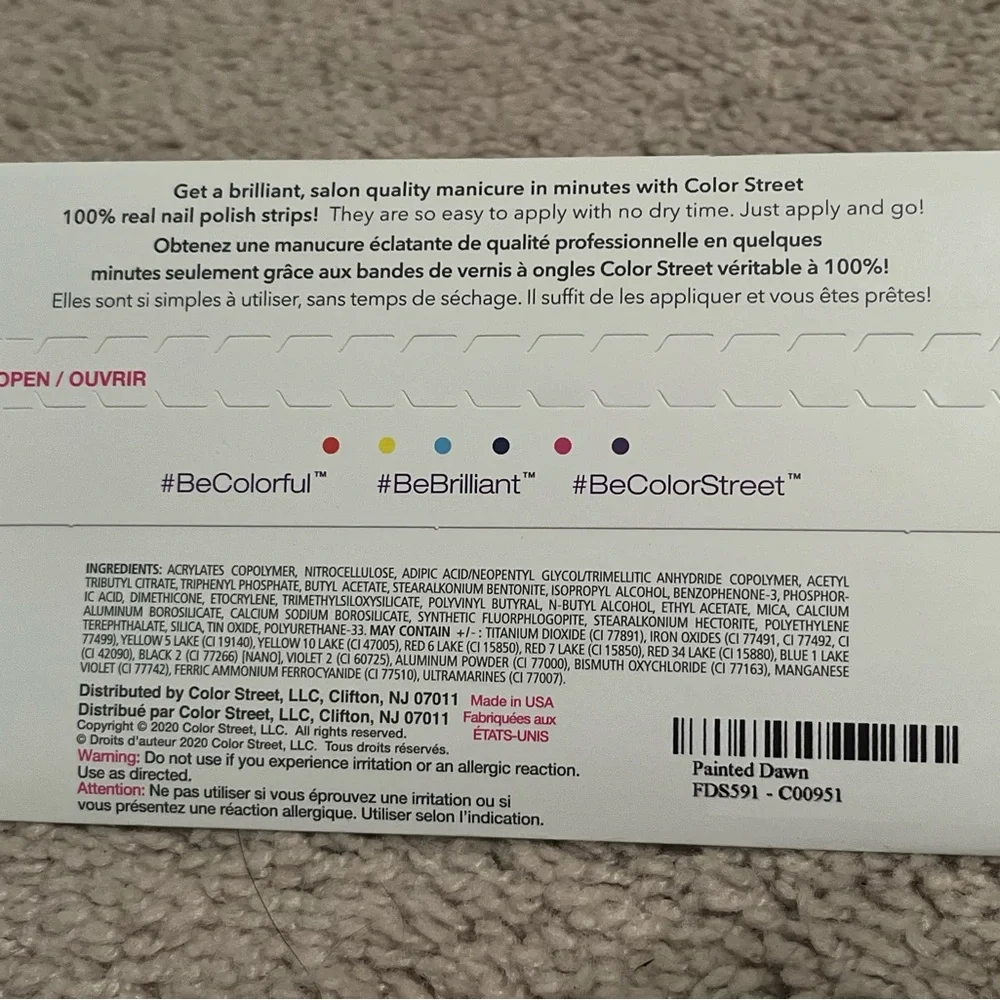Color Street Nail Polish Strips - Painted Dawn BUNDLE TO SAVE - Picture 2 of 2
